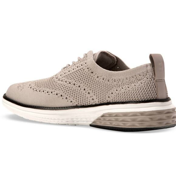 New Cole Haan Men 9 M Grand Hurrion Stitchlite Wingtip Oxford Dove Paloma Grey 2 main image 4